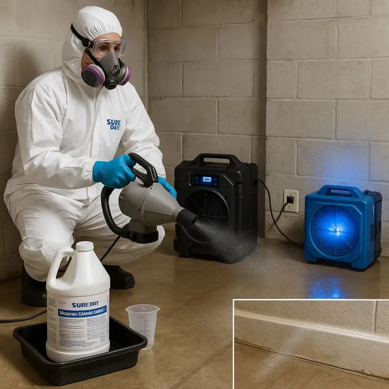 Sanitization and Odor Removal process in Melrose Park, NY