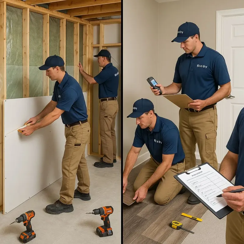 Repairs and Reconstruction process in Melrose Park, NY